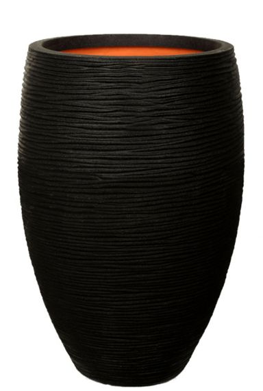 Grand pot à capuchon noir