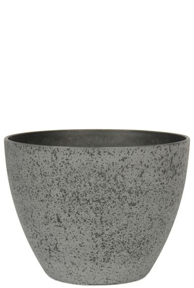 Jardiniere grise aspect beton 1