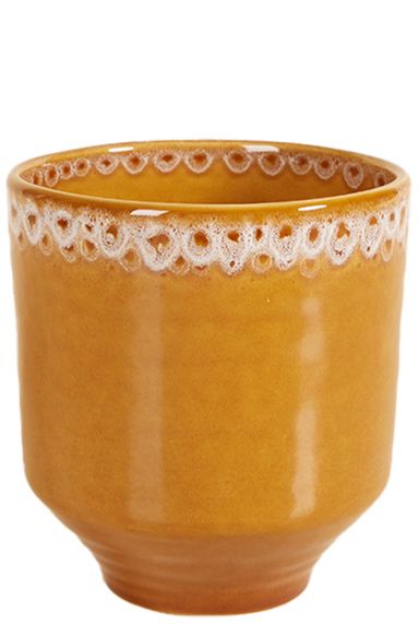 Otis pot de fleur jaune 13cm