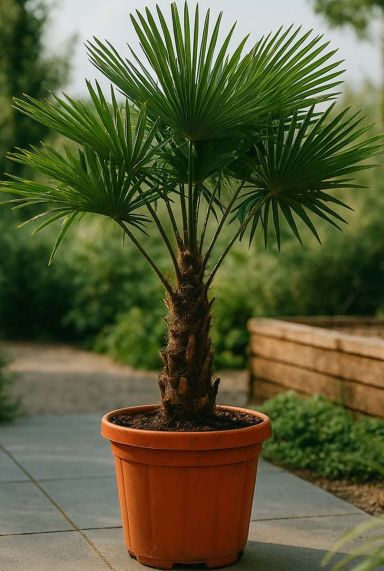 Trachycarpus fortunei-plante de jardin