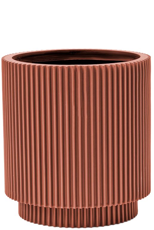 Capi nature groove plants pot rouge 2