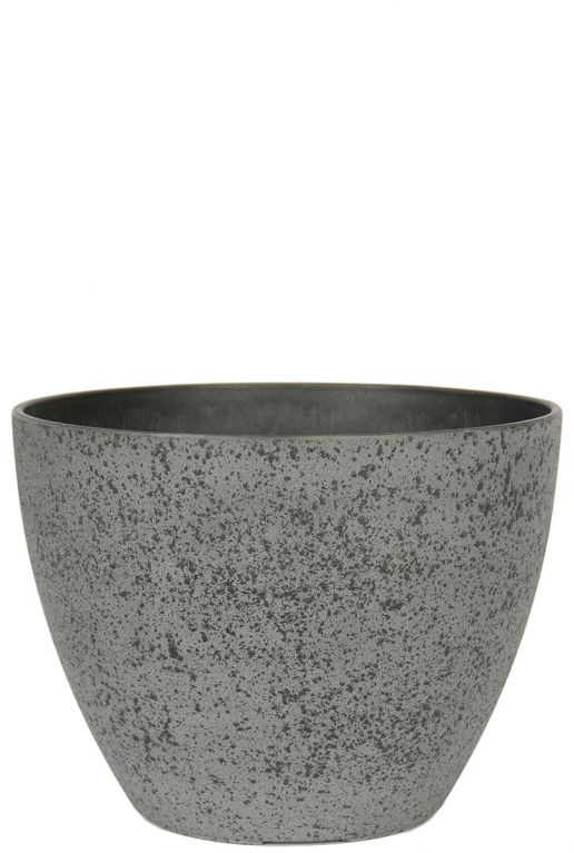 Jardiniere grise aspect beton 1