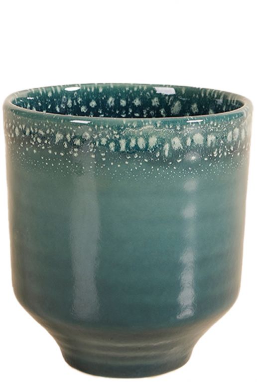 Otis pot de fleur petrol 13cm