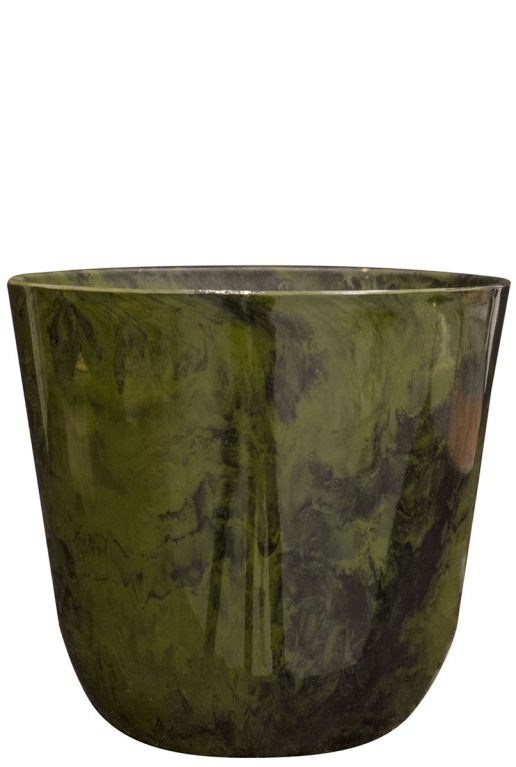 Palermo jardiniere plastique vert 7