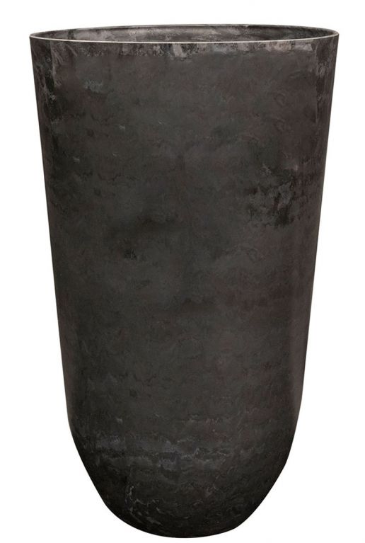 Palermo tall pot gris marbre 1