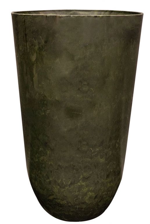 Palermo tall pot marbre vert 1