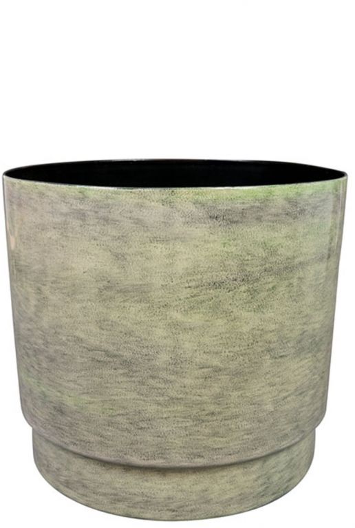 Pot de fleurs rens metal menthe 5