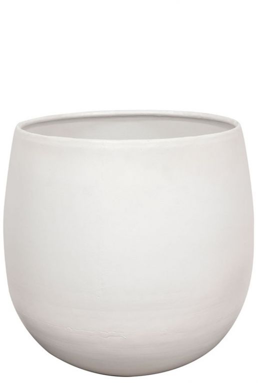 Pot de fleurs stijn blanc mat 5
