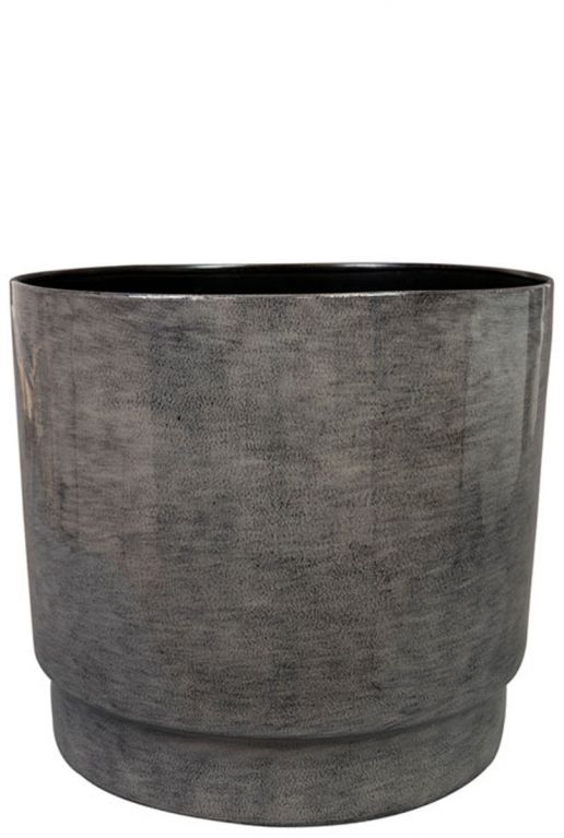 Rens blumentopf metall grau 3