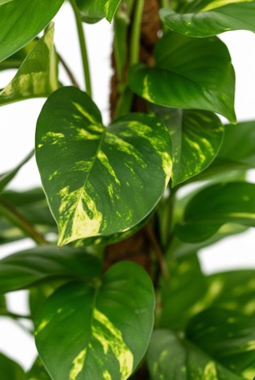 Scindapsus aureum-closeup