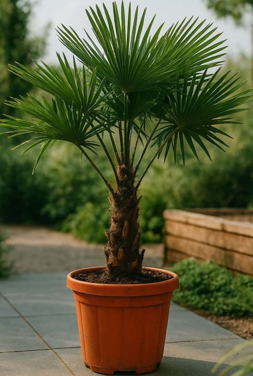 Trachycarpus fortunei-plante de jardin