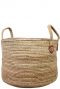 Grand brown panier plantes 5