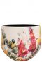 Lammie floral white bloempot 2