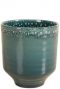 Otis pot de fleur petrol 13cm