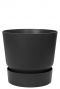 Pot de fleurs noir elho 1