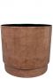 Pot de fleurs rens en metal brun 5